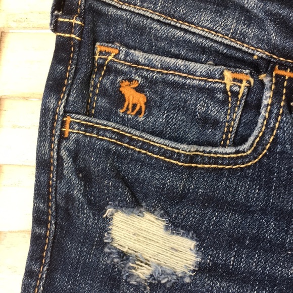 Abercrombie Jean Shorts NWT Size 00 (girls 14) - Picture 5 of 8